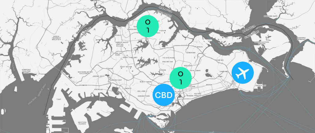 新加坡大成数据中心位置地图